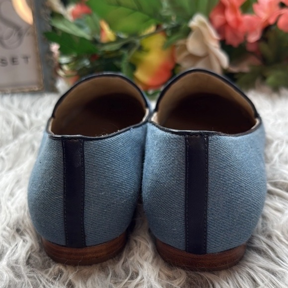 Talbots Ryan Blue Denim Quilted Loafers, 8 - Picture 8 of 8